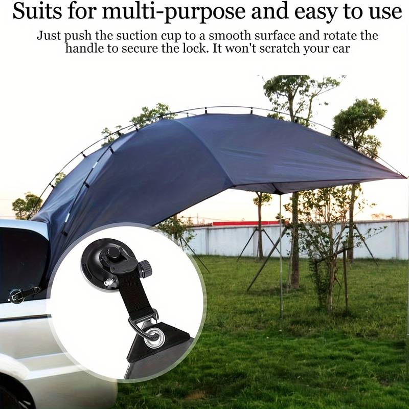 4個入り モーターホーム 車用吸盤アンカー 固定フック タイ - Outdoor Camping Accessories のレビューと価格