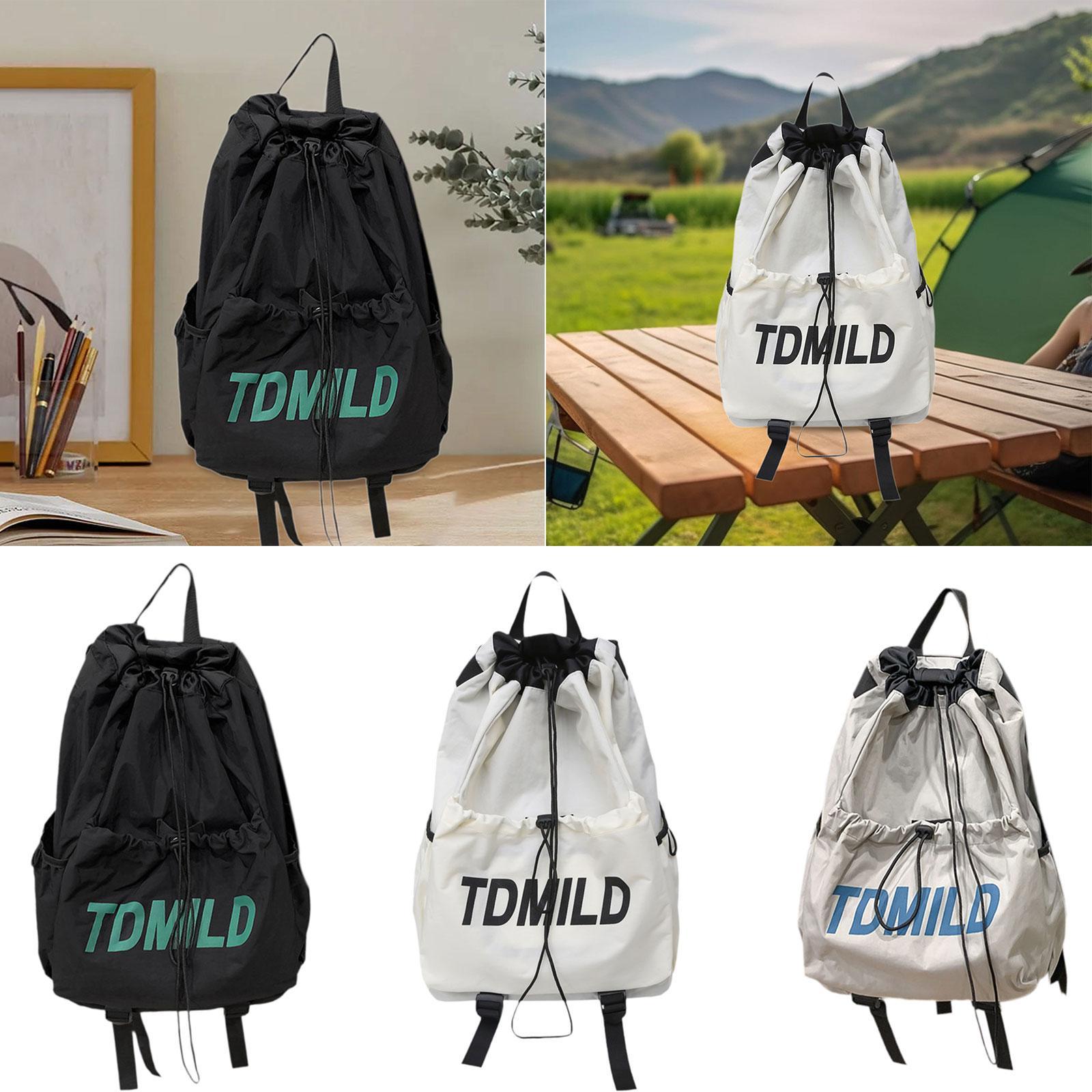 巾着バックパック 防水 カジュアルサック ビーチスポーツサッ - Outdoor Camping Backpack のレビューと価格