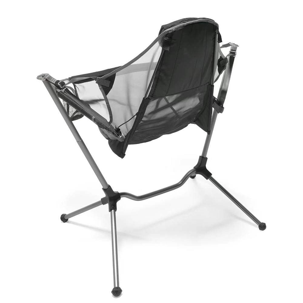 ポータブルアルミビーチ折りたたみリクライニングチェア軽量屋外 - Outdoor Camping Rocking Chair のレビューと価格