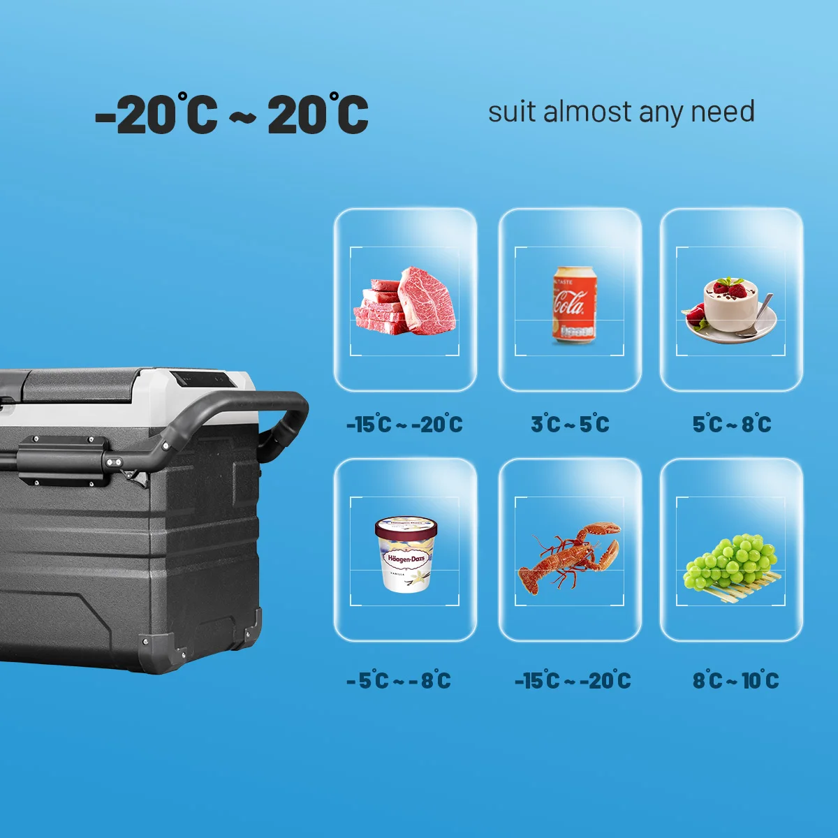 Alpicool TWW45 ポータブルキャンプ用AC DC - Outdoor Camping Zone のレビューと価格